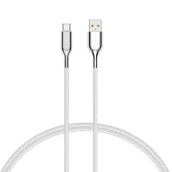 Armored 2.0 USB-C to USB-A Charge and Sync Cable, 6', White (CY2698PCUSA)<Cygnett Discount
