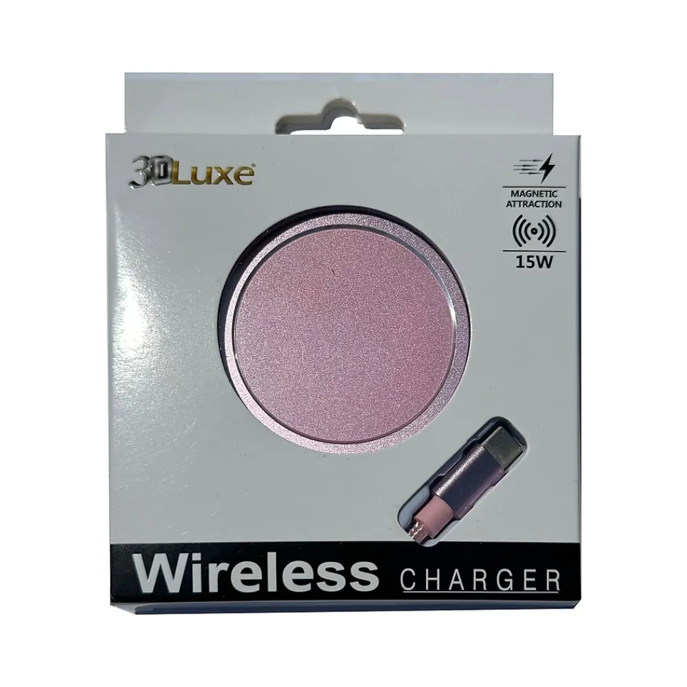 MagSafe Wireless Charging Pad, 3', Pink (C-WIRELESS-PINK)<3D Luxe Best