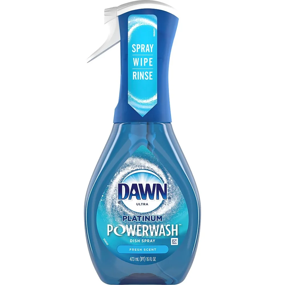 Ultra Platinum Powerwash Liquid Dish Soap Spray, Fresh, 16 oz. (52364)<Dawn Outlet