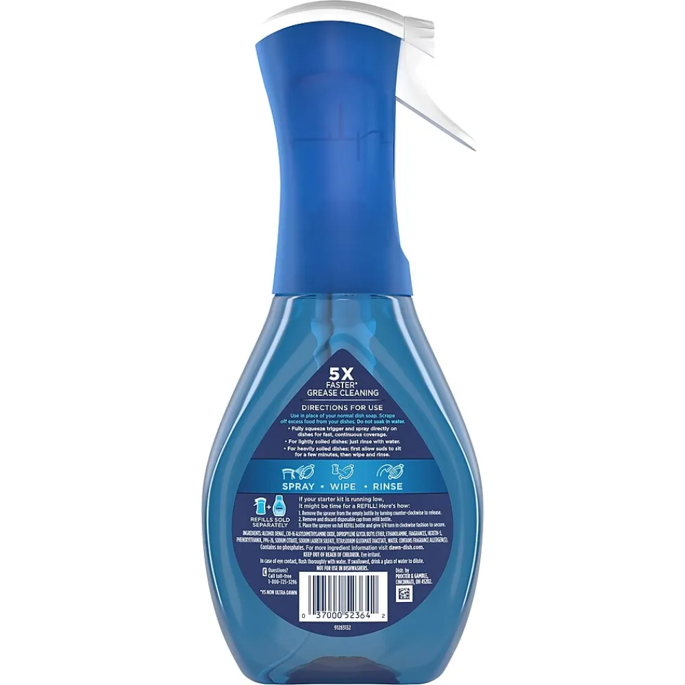 Ultra Platinum Powerwash Liquid Dish Soap Spray, Fresh, 16 oz. (52364)<Dawn Outlet