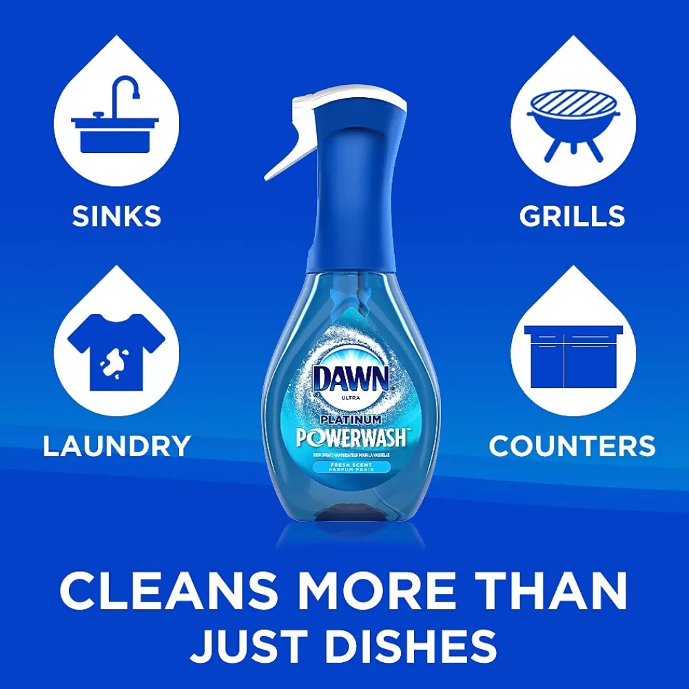 Ultra Platinum Powerwash Liquid Dish Soap Spray, Fresh, 16 oz. (52364)<Dawn Outlet