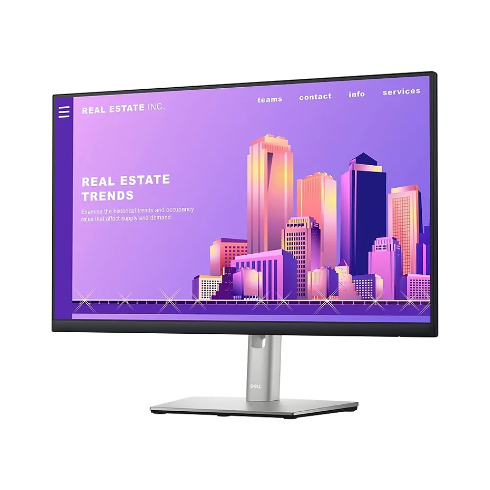 Clearance Dell 23.8" 60 Hz LED Monitor, Black/Silver (P2422H)