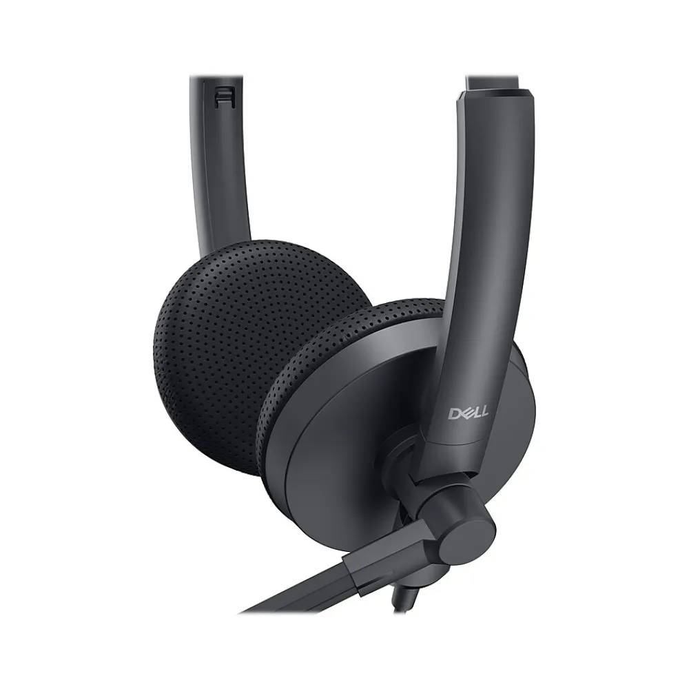 Discount Dell Noise Canceling Stereo On Ear Headset, USB-A/3.5mm (WH1022)