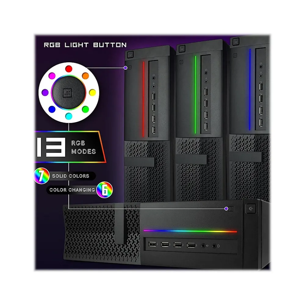 Online Dell OptiPlex 7010 Refurbished Gaming Desktop Computer, Intel Core i5-3450, 16GB Memory, 500GB SSD and 1TB HDD