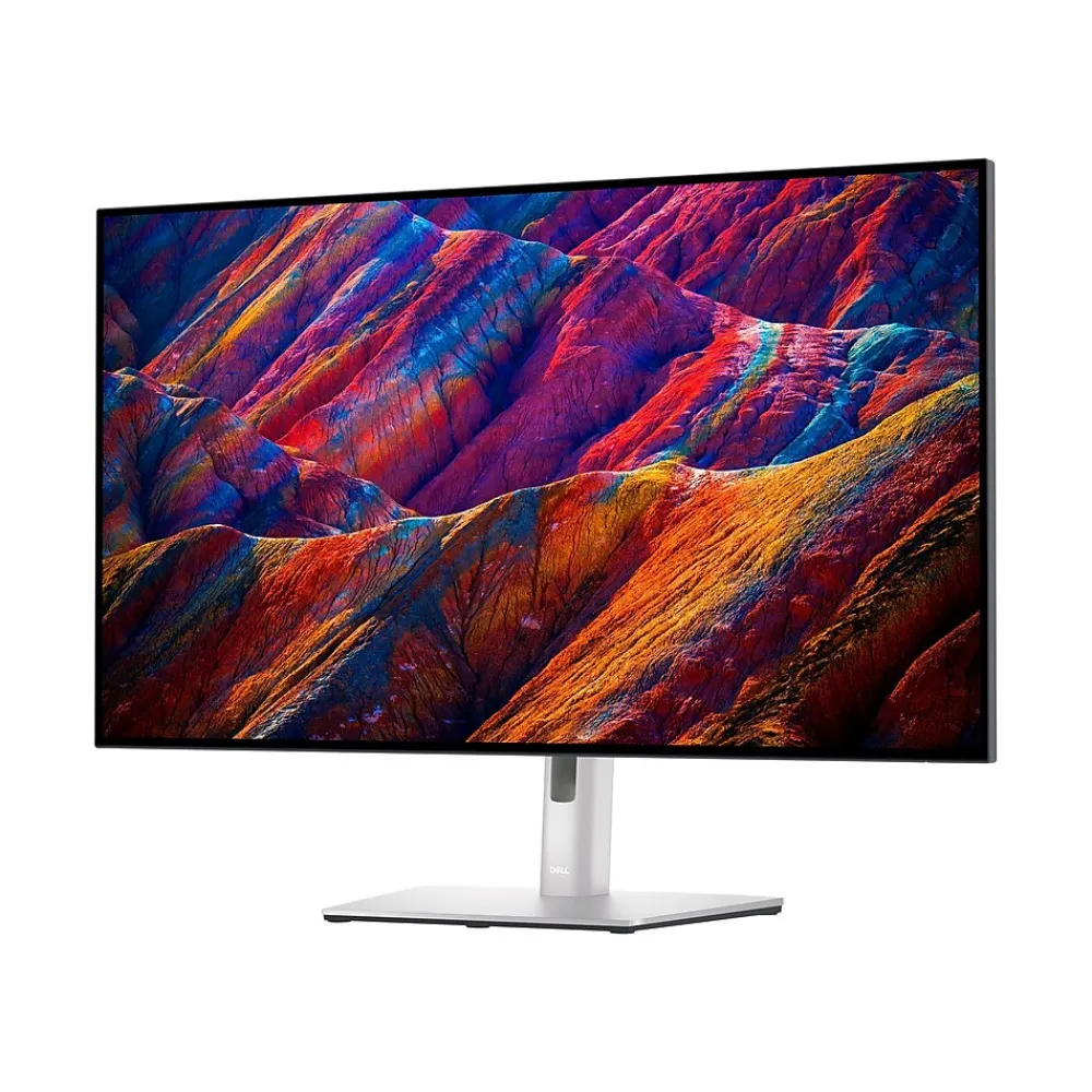 New Dell UltraSharp 31.5" 4K Ultra HD LED Monitor, Silver/Black (-U3223QE)