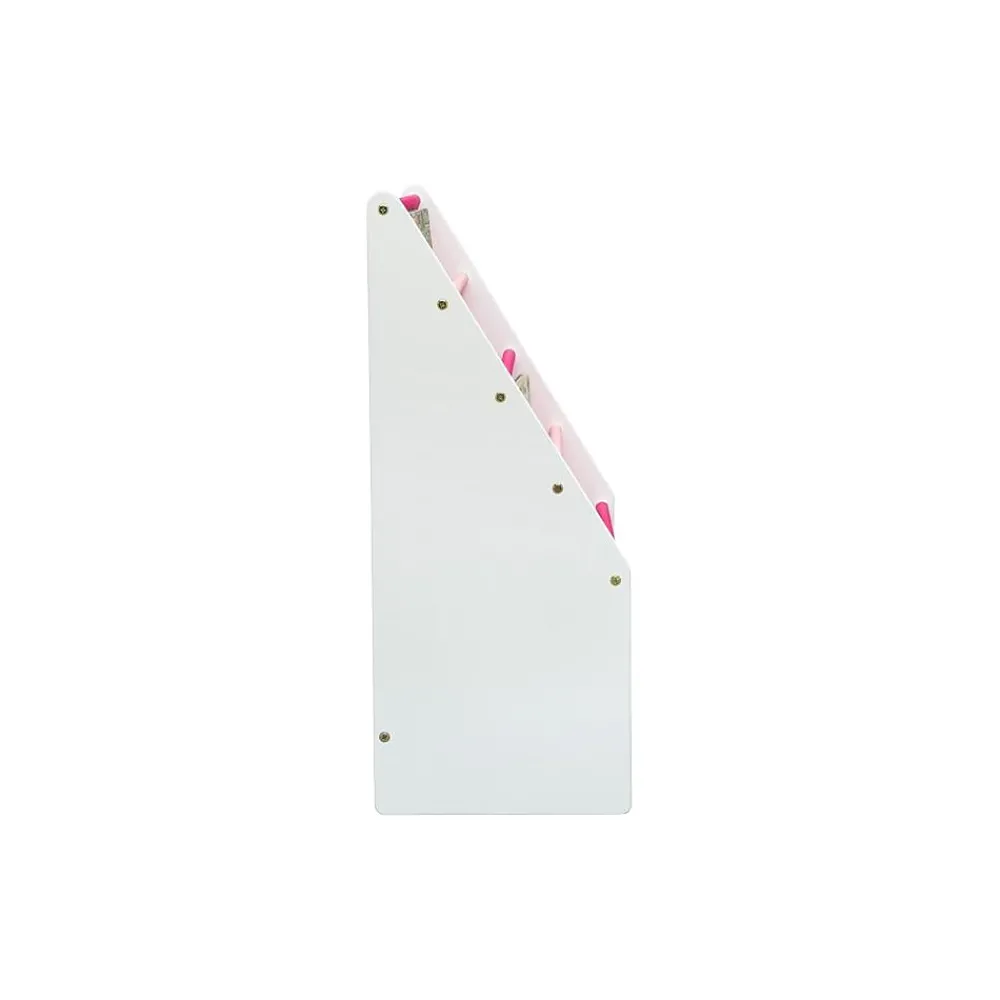 Bookcases*Delta Children Sling Book Rack 4-Tier 28"H Bookshelf, Bianca White/Pink (TB84413GN-130)