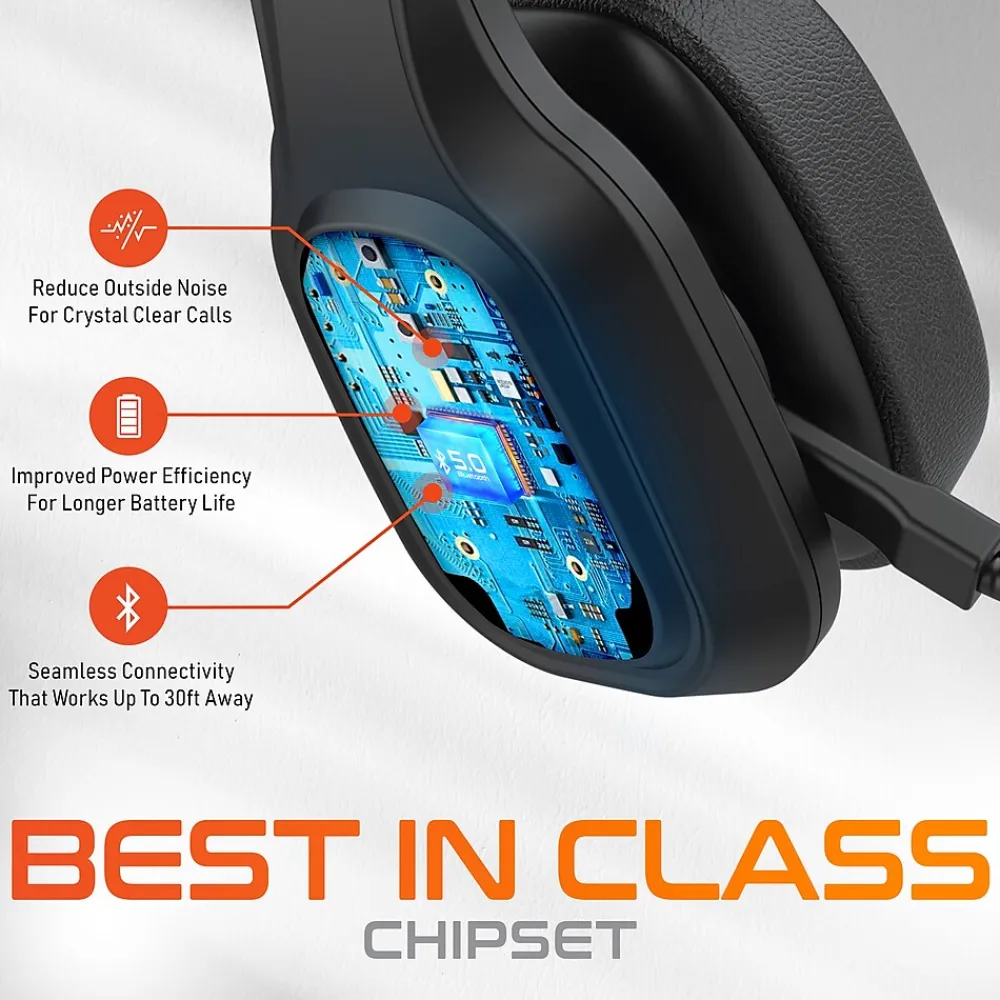New Delton 20X Professional USB-C, 3.5mm Noise Canceling Bluetooth On Ear Headset (DBTHEAD20XBTDLHSAS1)
