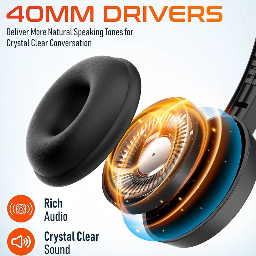 Sale Delton 12Y Noise-Canceling Stereo On-Ear Headset, USB Type-A (DWH12YAC)