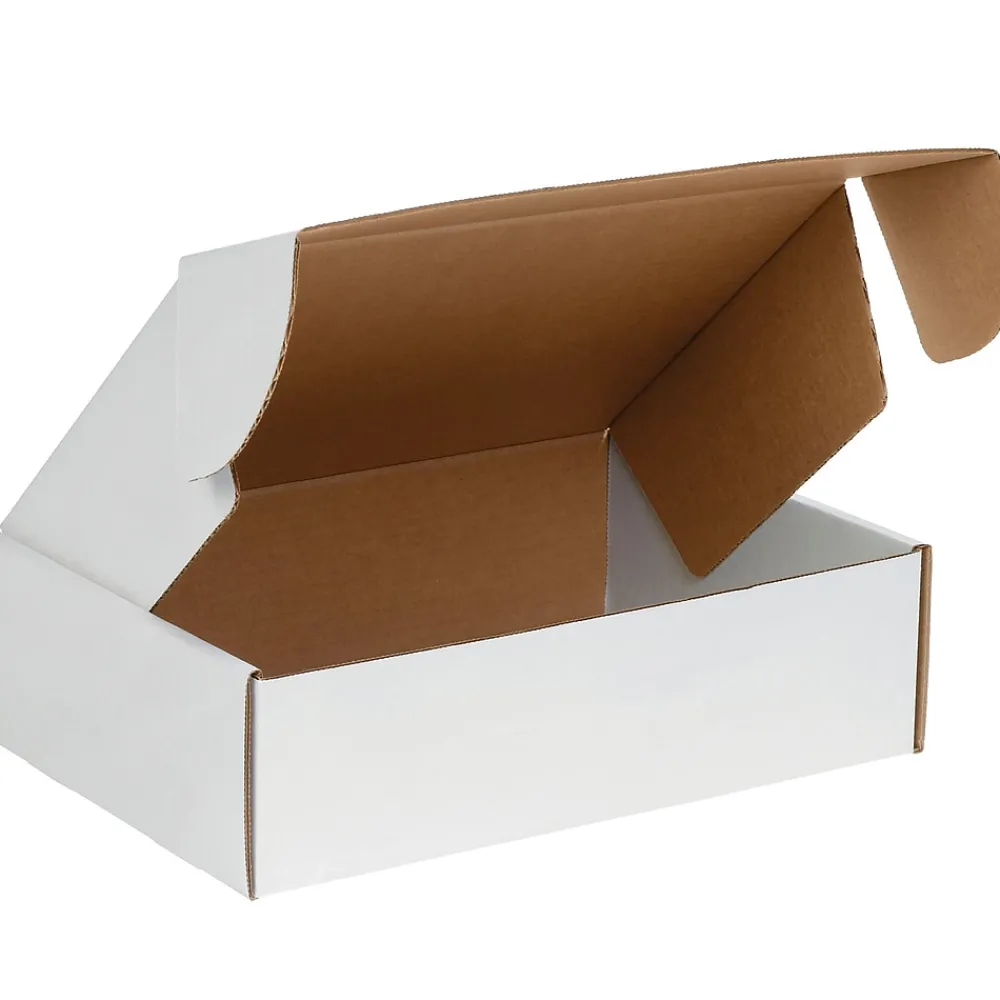 Outlet Partners Brand Deluxe Literature Mailers, 30" x 17" x 8", White, 25/Bundle (MFL30178)