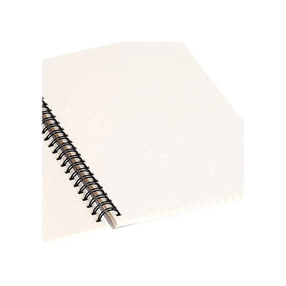 Notebooks|DENY Designs Beach Pink Champagne by Ingrid Beddoes Notebook, 5.5" x 8.25", Dotted, 40 Sheets, Multicolor