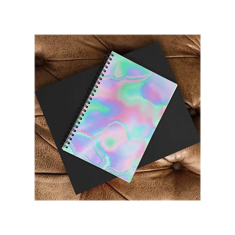Notebooks|DENY Designs Unicorn Holograph by 83 Oranges Professional Notebooks, 5.5" x 8.25", Dotted, 40 Sheets, Multicolor (70470-NOBS01)