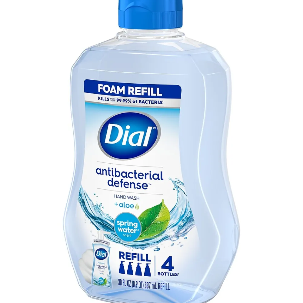 Antibacterial Defense Foaming Hand Soap Refill, Spring Water Scent, 30 Fl. Oz. (17000350875)<Dial Clearance