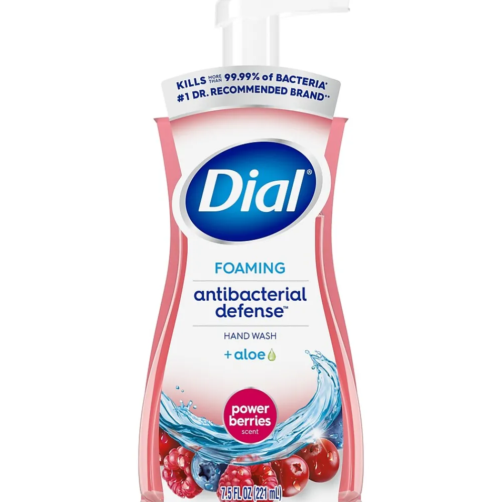Complete Antibacterial Foaming Hand Soap, Power Berries, 7.5 Oz. (DIA 03016)<Dial New