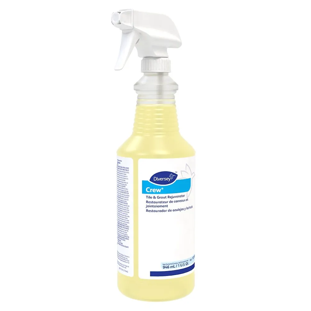 Crew Tile & Grout Rejuvenator, Chlorine Scent, 32 oz., 12/Carton (101104392)<Diversey New