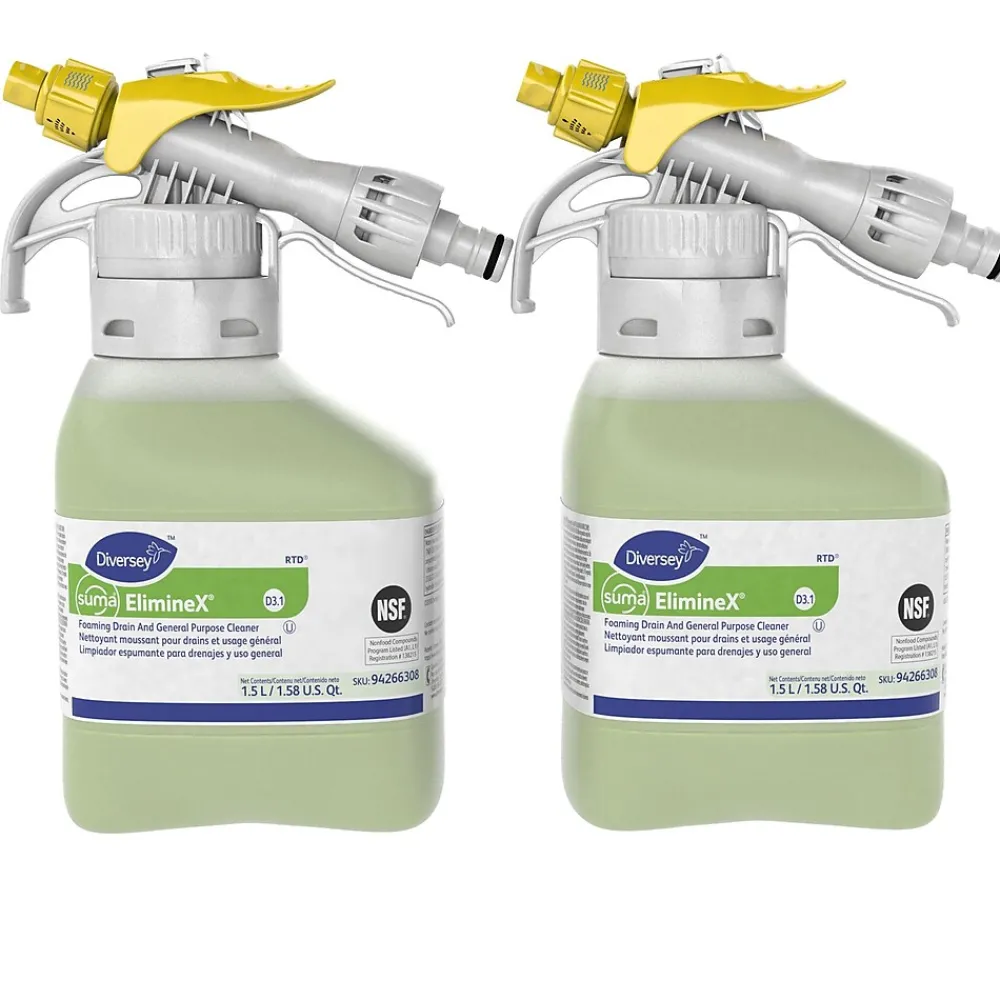 Eliminex Foam Drain Cleaner, 2/Carton (94266308)<Diversey
