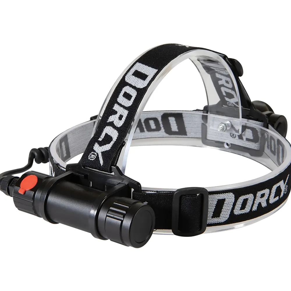 Dorcy 1,000-Lumen Pro Water-Resistant LED Rechargeable Headlamp, Black (41-2121)