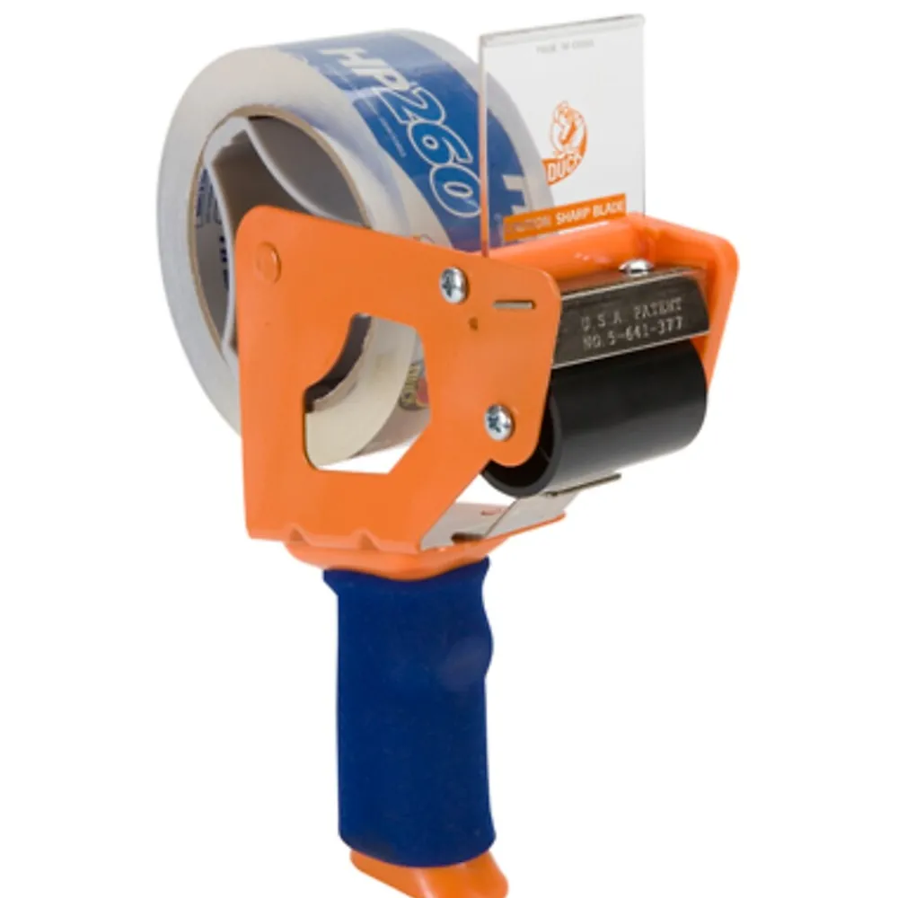 Best Duck BladeSafe HP260 Heavy Duty Packing Tape with Dispenser, 1.88" x 60 yds., Clear (DUC1078566)