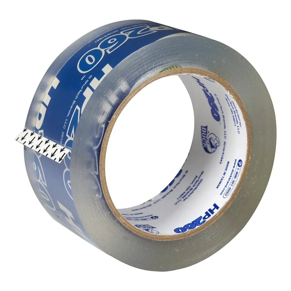 Best Duck BladeSafe HP260 Heavy Duty Packing Tape with Dispenser, 1.88" x 60 yds., Clear (DUC1078566)