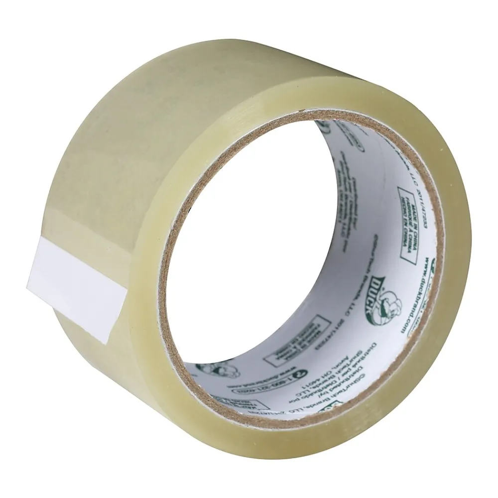 Discount Duck ® Brand 1.88 in. x 54.6 yd. Standard Packing Tape, Clear (1362515)
