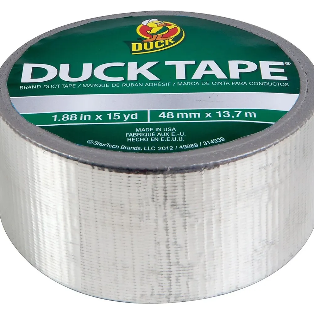 Clearance Duck ® Brand Fun Duct Tape, Chrome, 1.88" x 10 Yards
