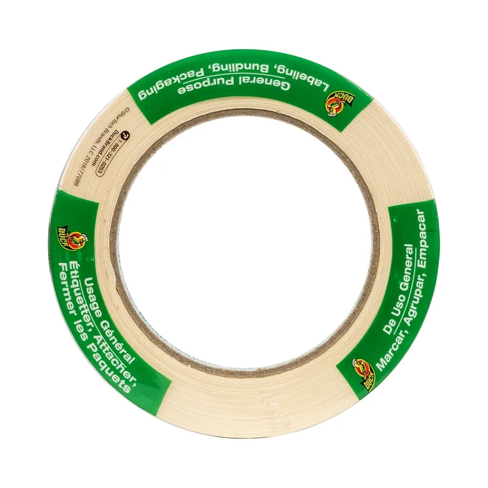 Duck General Purpose Masking Tape, 0.7" x 60 yds., Beige (240188)