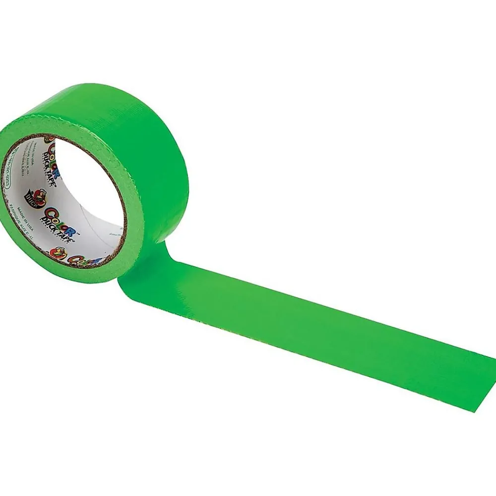 New Duck Heavy Duty Duct Tape, 1.88" x 15 Yds., Neon Green (1265018)