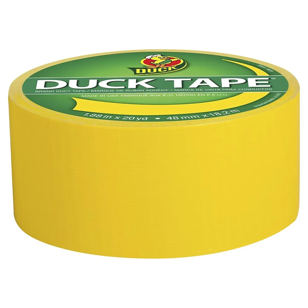 Discount Duck Heavy Duty Duct Tape, 1.88" x 20 Yds., Yellow (1304966)