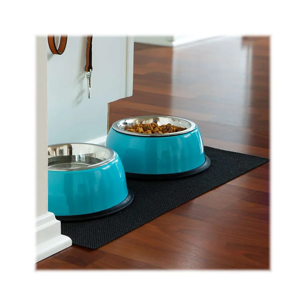 Shelving*Duck Super Grip EasyLiner with Clorox Plastic Shelf Liner, 20", Black (284150)
