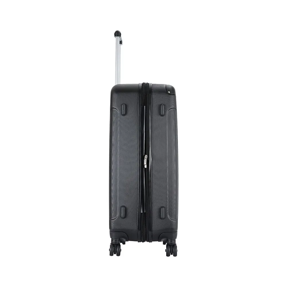 Intely 28" Hardside Suitcase, 4-Wheeled Spinner, TSA Checkpoint Friendly, Black (DKINT00M-BLK)<DUKAP