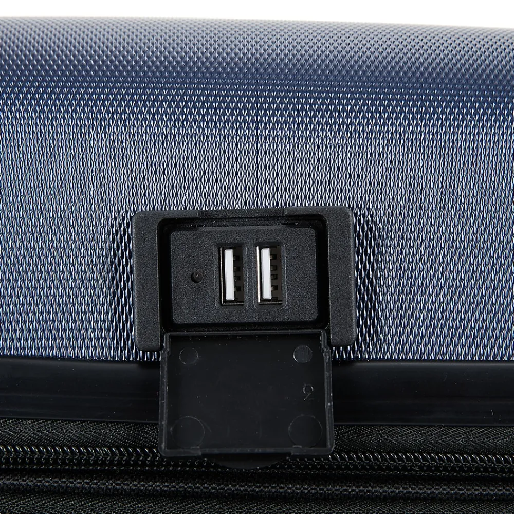Intely 2-Piece Hardside Spinner Luggage Set, TSA Checkpoint Friendly, (DKINT0SM-BLU)<DUKAP Best