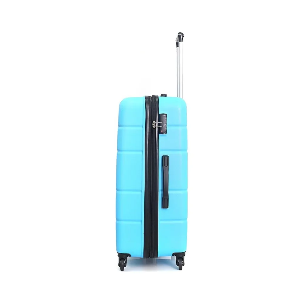 Rodez 20" Hardside Carry-On Suitcase, 4-Wheeled Spinner, TSA Checkpoint Friendly, (DKROD00S-LBL)<DUKAP Outlet