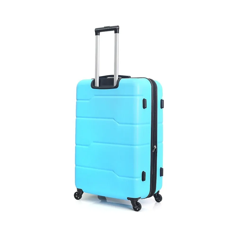 Rodez 20" Hardside Carry-On Suitcase, 4-Wheeled Spinner, TSA Checkpoint Friendly, (DKROD00S-LBL)<DUKAP Outlet