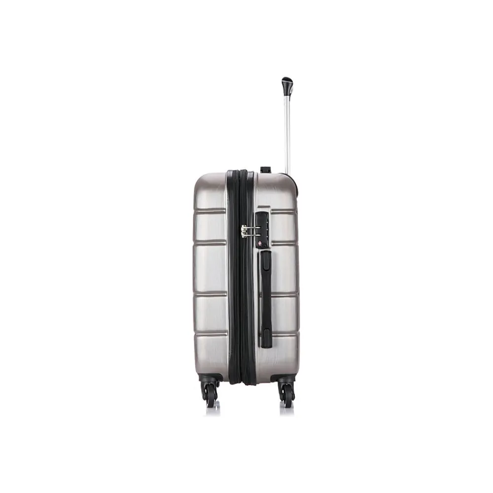 Rodez 20" Hardside Carry-On Suitcase, 4-Wheeled Spinner, TSA Checkpoint Friendly, (DKROD00S-COA)<DUKAP Clearance