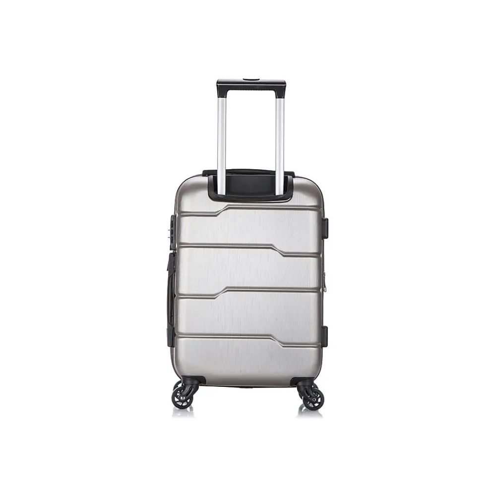 Rodez 20" Hardside Carry-On Suitcase, 4-Wheeled Spinner, TSA Checkpoint Friendly, (DKROD00S-COA)<DUKAP Clearance