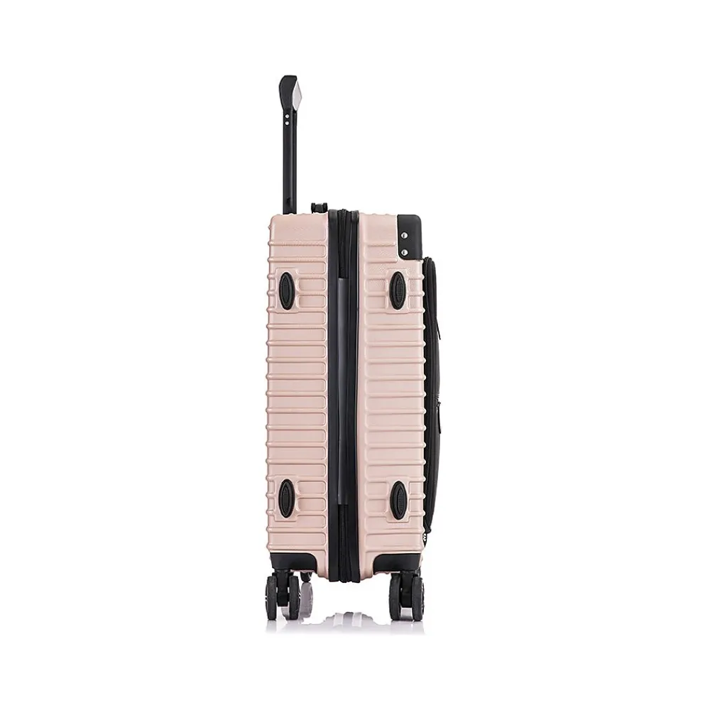 Tour 20" Hardside Carry-On Suitcase, 4-Wheeled Spinner, TSA Checkpoint Friendly, (DKTOU00S-CHA)<DUKAP Best
