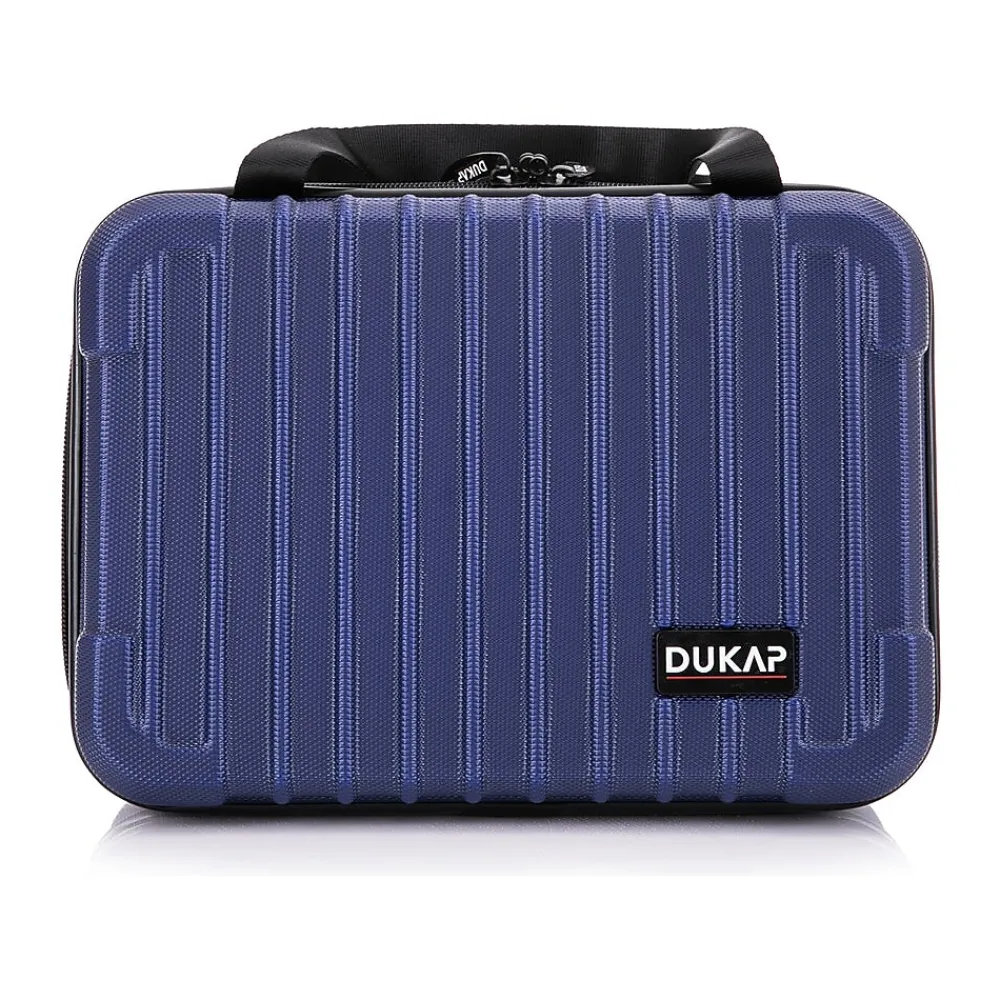 Tour 11.5" Plastic Toiletry Bag, Water Resistant, (DKTOU00XS-BLU)<DUKAP Outlet
