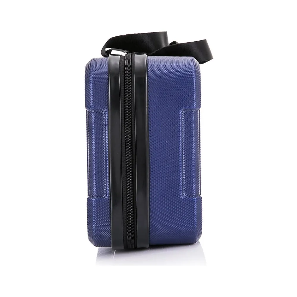Tour 11.5" Plastic Toiletry Bag, Water Resistant, (DKTOU00XS-BLU)<DUKAP Outlet