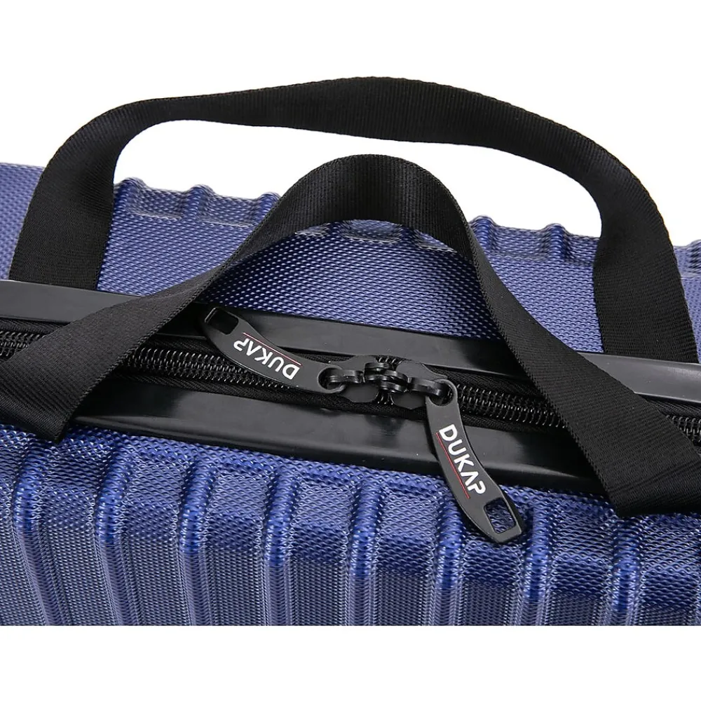 Tour 11.5" Plastic Toiletry Bag, Water Resistant, (DKTOU00XS-BLU)<DUKAP Outlet