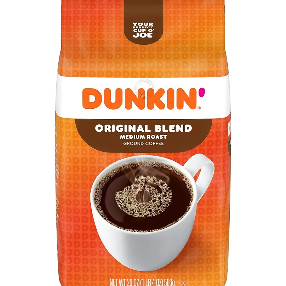 Dunkin' Original Blend Ground Coffee, Medium Roast, 18 oz. (SMU01641)