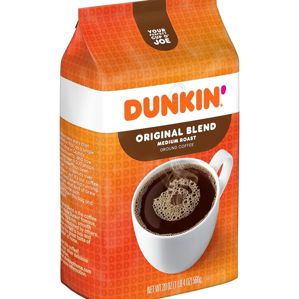 Dunkin' Original Blend Ground Coffee, Medium Roast, 18 oz. (SMU01641)