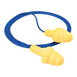 Peltor E-A-R UltraFit Corded Earplugs, Yellow, 100/Box (340-4004)