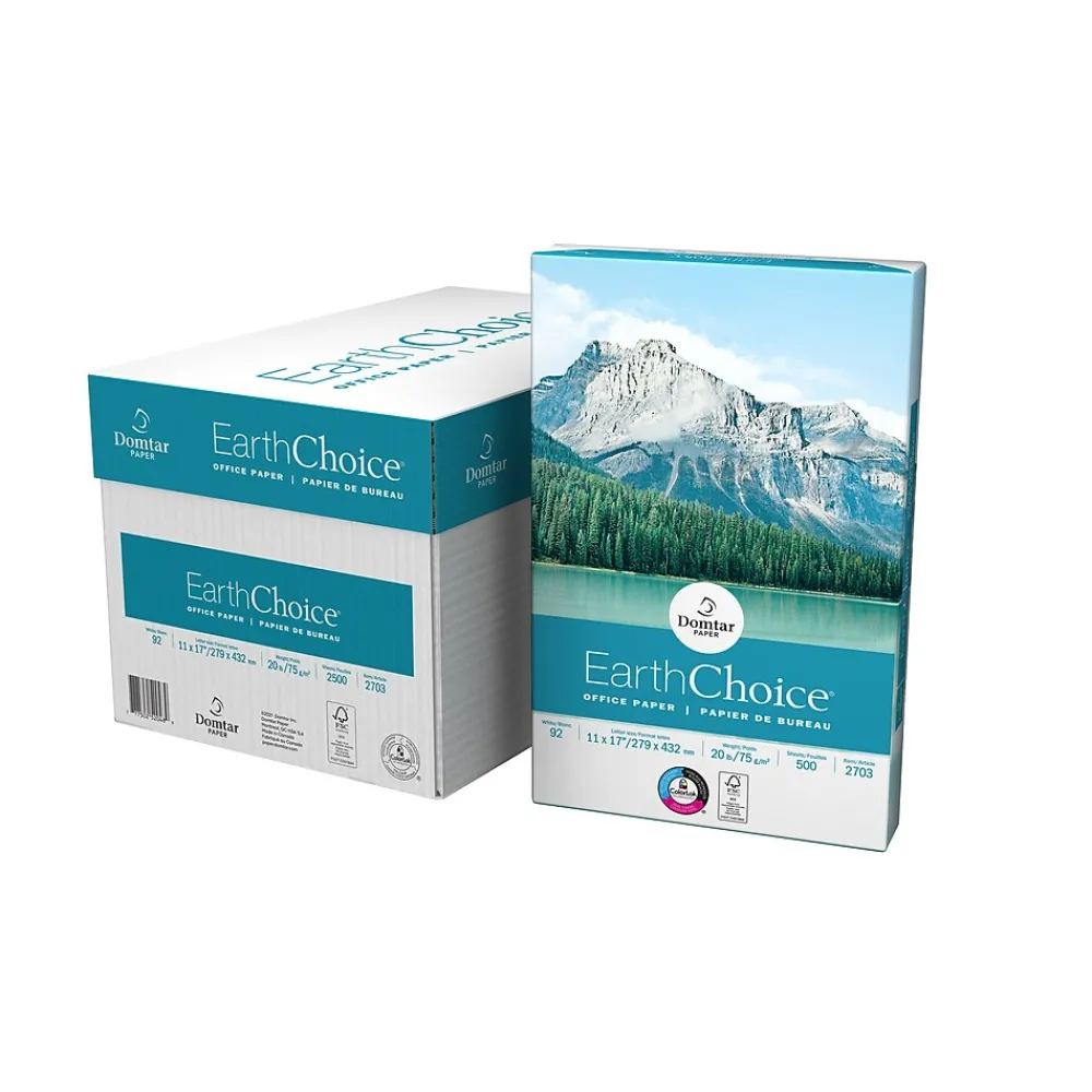 Multipurpose Paper*EarthChoice 11" x 17" Multipurpose Paper, 20 lbs., 92 Brightness, 500 Sheets/Ream (2703)