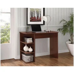 Computer Desks*Easy 2 Go Student 40" W Computer Desk, Dark Wood (WE-OF-0146-CC)