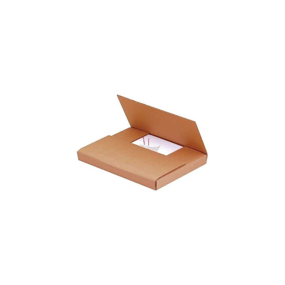 Outlet Unbranded Easy-Fold Mailers, 12 1/2" x 12 1/2" x 2 1/2", Kraft, 50/Bundle (M12122K)