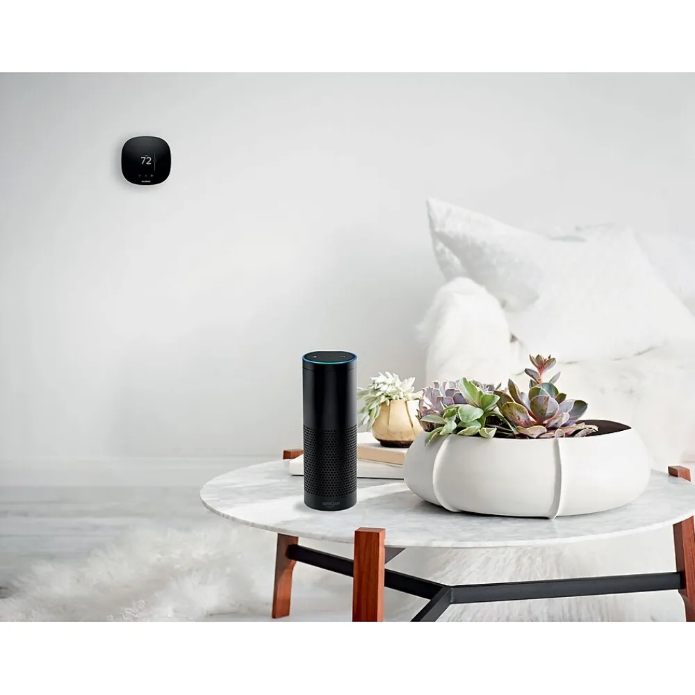 ecobee 3 Lite 2.0 WiFi Smart Thermostat, White/Black/Silver (EB-STATE3LT-02)