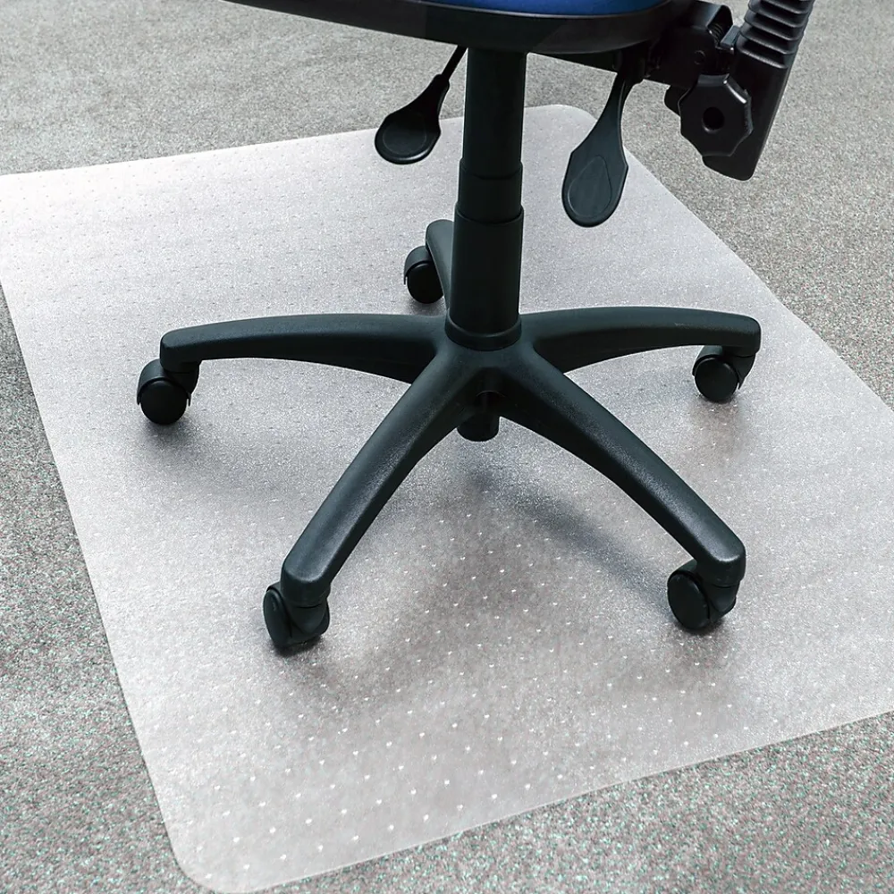 Chair Mats*Ecotex Carpet Chair Mat, 36" x 48", Designed for Low-Pile Carpet, Clear Marvec BioPVC (NRCMFLFG0002)