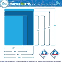 Chair Mats*Ecotex Hard Floor Chair Mat, 36