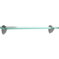 Shelving*Eden Grove Glass Mounted Wall Shelf, 18", Clear (191832)