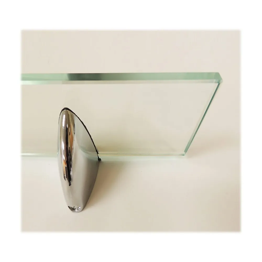 Shelving*Eden Grove Glass Mounted Wall Shelf, 18", Clear (191832)