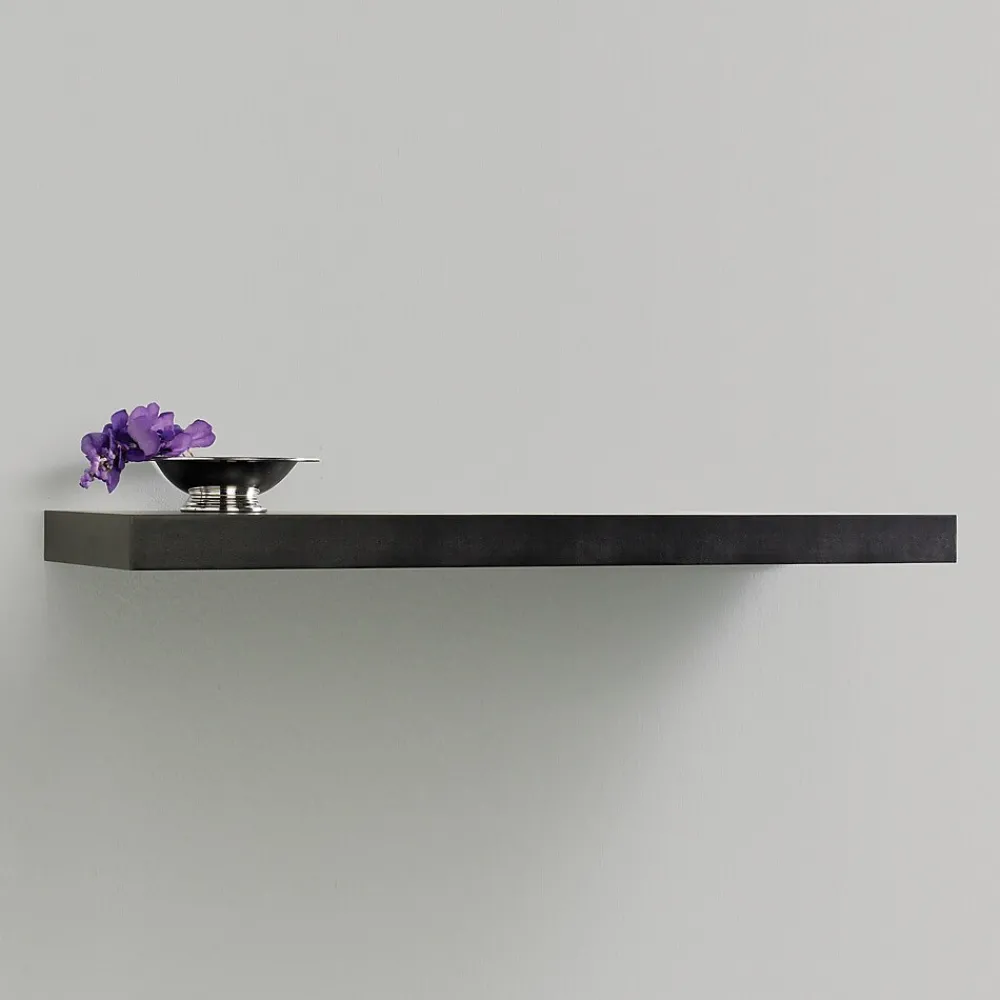 Shelving*Eden Grove MDF Mounted Shelf, 24", Espresso (0191827)